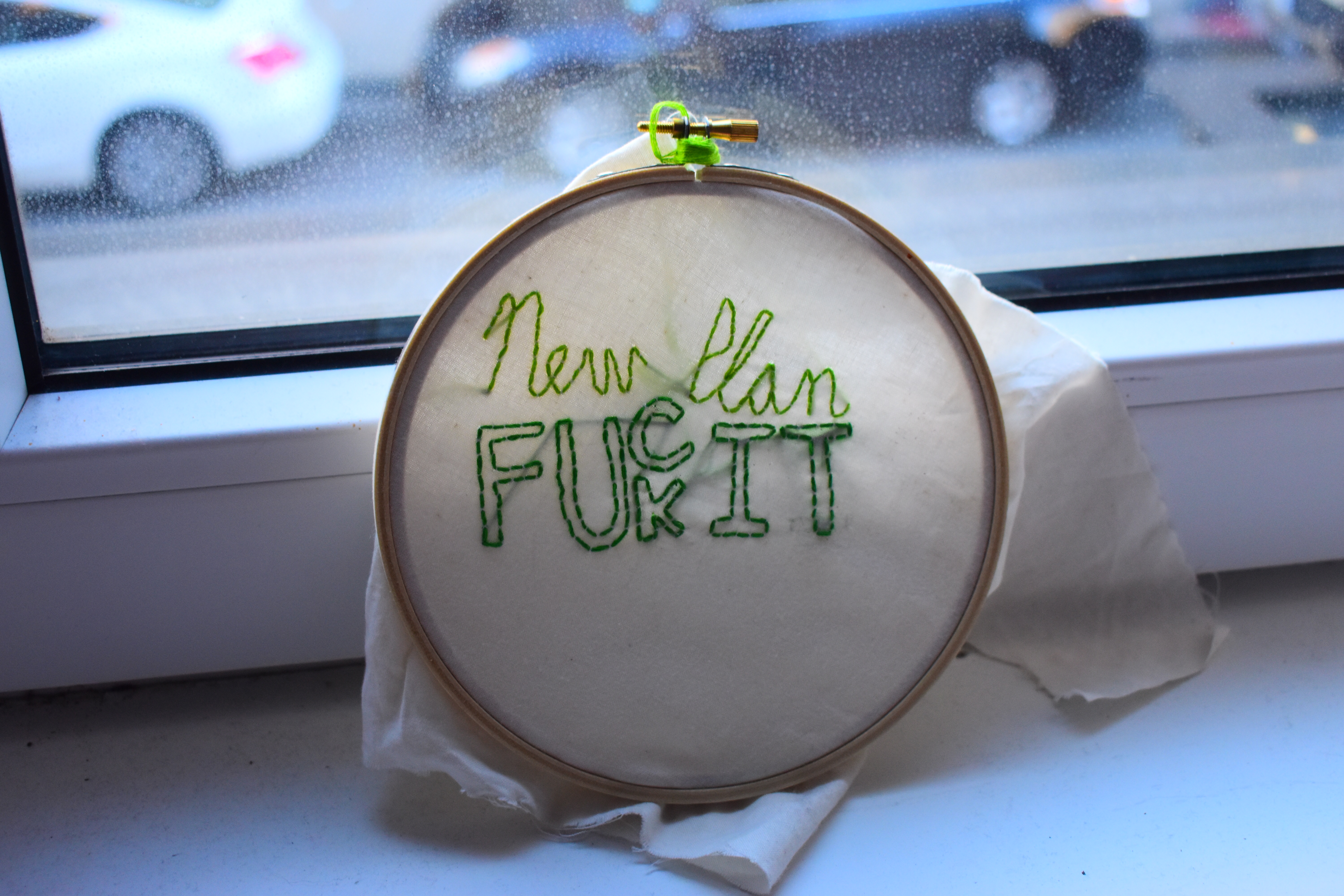 Horizontal picture of 'New Plan: Fuck It' by Kate Zibluk